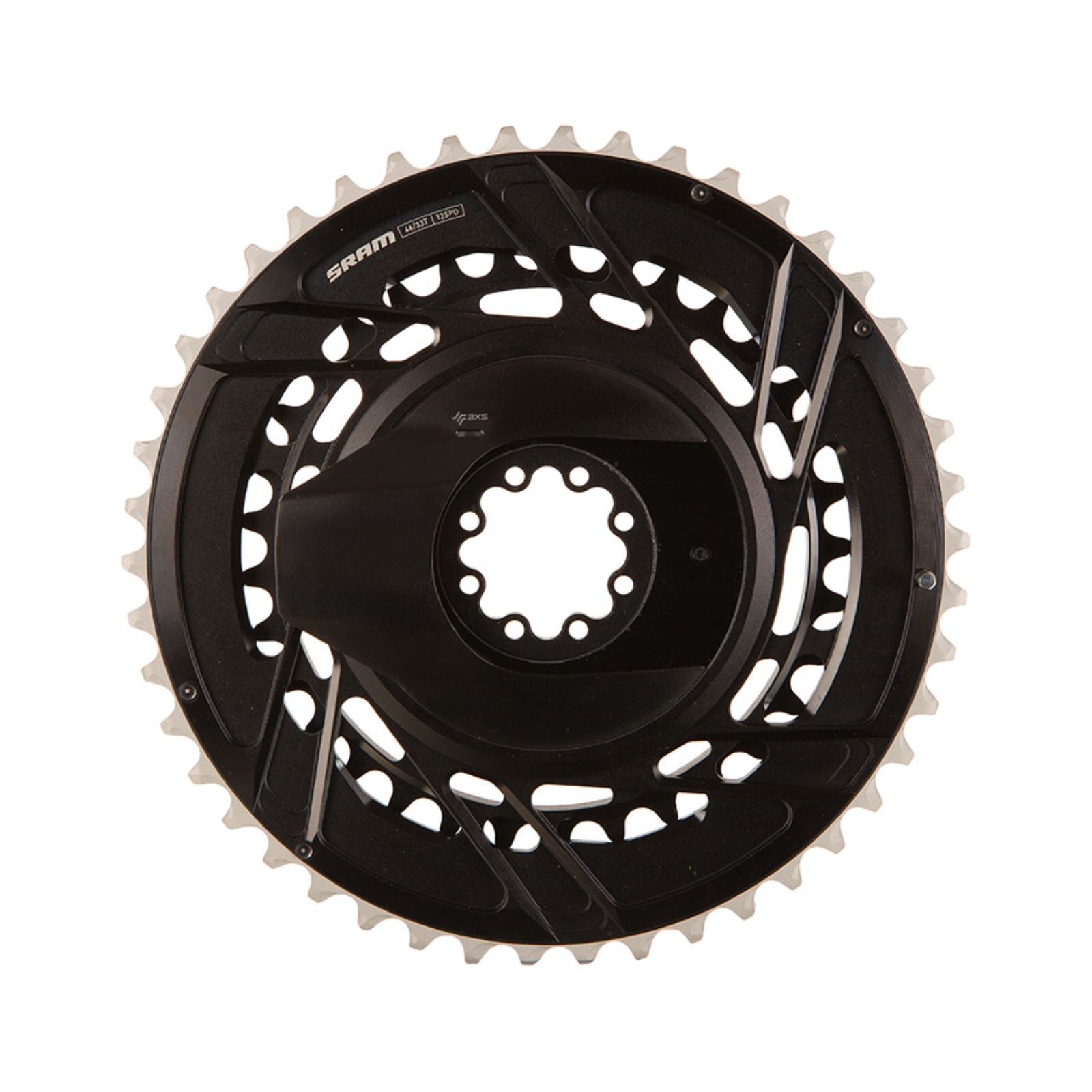 SRAM Chainring - 46/33t, 12-Speed, Thread Mount, Black, E1 [MPN: 00.6218.063.000]_1775693