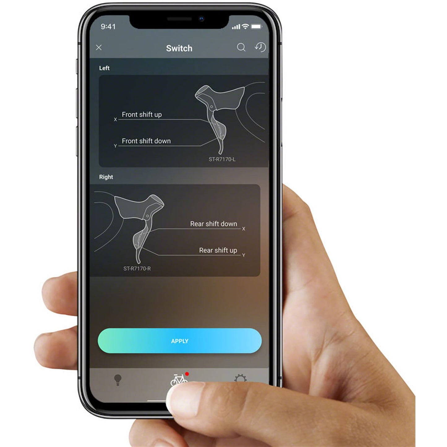 Shimano Di2 Shift/Brake Lever w/Disc Brake Caliper - Rear, Black [MPN: IR7170DRRDSC170E]_1925989