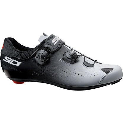 Sidi - Bicycle Genius 10 Road Men's Shoes - Gray/Black, 46.5 [MPN: 000MCGENIUS10-GRNE-46.5]_1931385