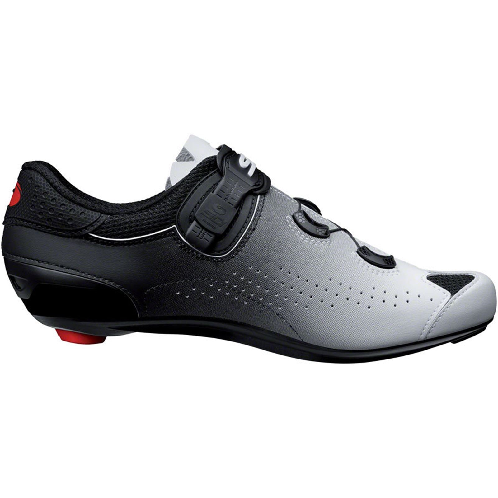 Sidi - Bicycle Genius 10 Road Men's Shoes - Gray/Black, 46.5 [MPN: 000MCGENIUS10-GRNE-46.5]_1931362