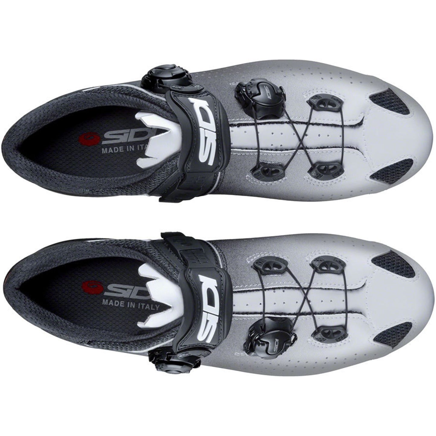 Sidi - Bicycle Genius 10 Road Men's Shoes - Gray/Black, 46.5 [MPN: 000MCGENIUS10-GRNE-46.5]_1931388