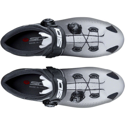 Sidi - Bicycle Genius 10 Road Men's Shoes - Gray/Black, 46.5 [MPN: 000MCGENIUS10-GRNE-46.5]_1931388