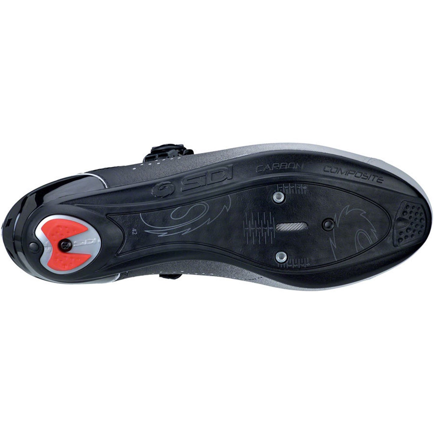 Sidi - Bicycle Genius 10 Road Men's Shoes - Gray/Black, 46.5 [MPN: 000MCGENIUS10-GRNE-46.5]_1931390