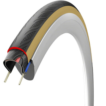 Vittoria Rubino V Tire - 700 x 28, Tubeless, Folding, Black/Tan [MPN: 11A00591]_1933082