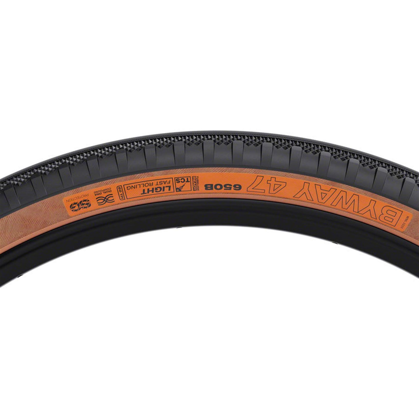 WTB Byway Tire - 650b x 47, TCS Tubeless, Black/Tan, Light/Fast Rolling [MPN: W010-1089]_2102002