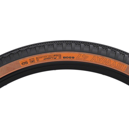 WTB Byway Tire - 650b x 47, TCS Tubeless, Black/Tan, Light/Fast Rolling [MPN: W010-1089]_2102002
