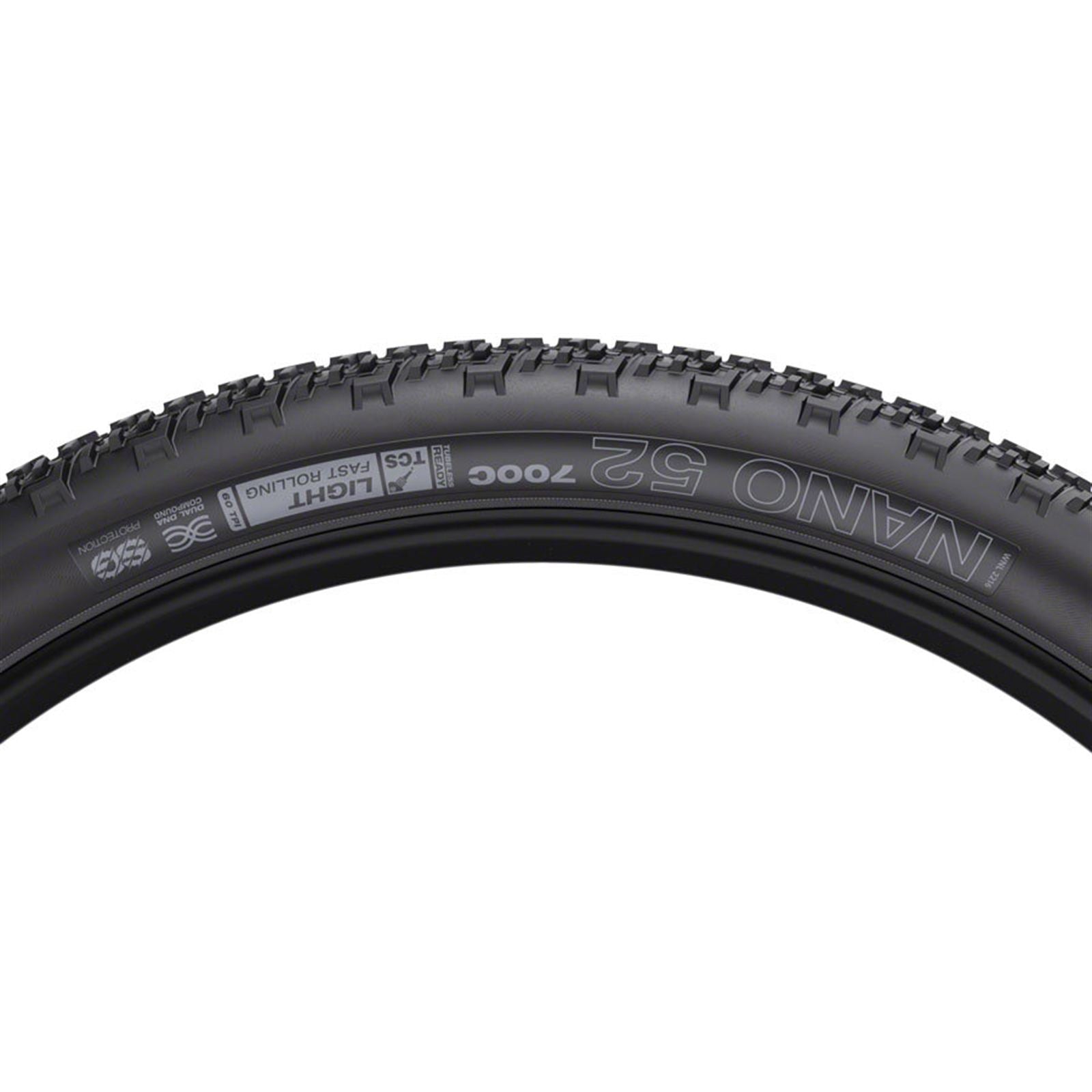 WTB Nano Tire - 700 x 52, TCS Tubeless, Folding, Black, Light/Fast Rolling [MPN: W010-1091]_2102011