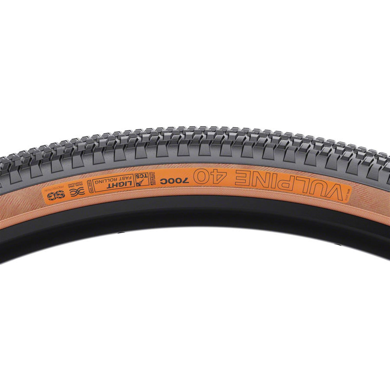 WTB Vulpine Tire - 700 x 40, TCS Tubeless, Black/Tan, Light/Fast Rolling [MPN: W010-1107]_2101988