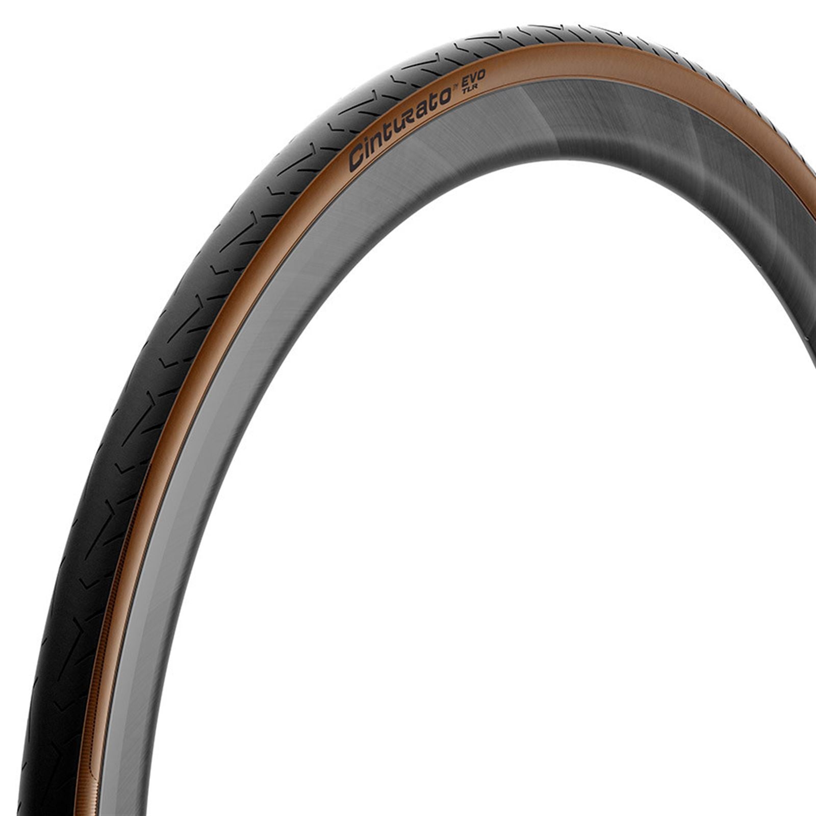 Pirelli - Bicycle Cinturato EVO TLR Road Tire 700x28C Folding, Tubeless Ready, Tanwall [MPN: 4143100]_1883457