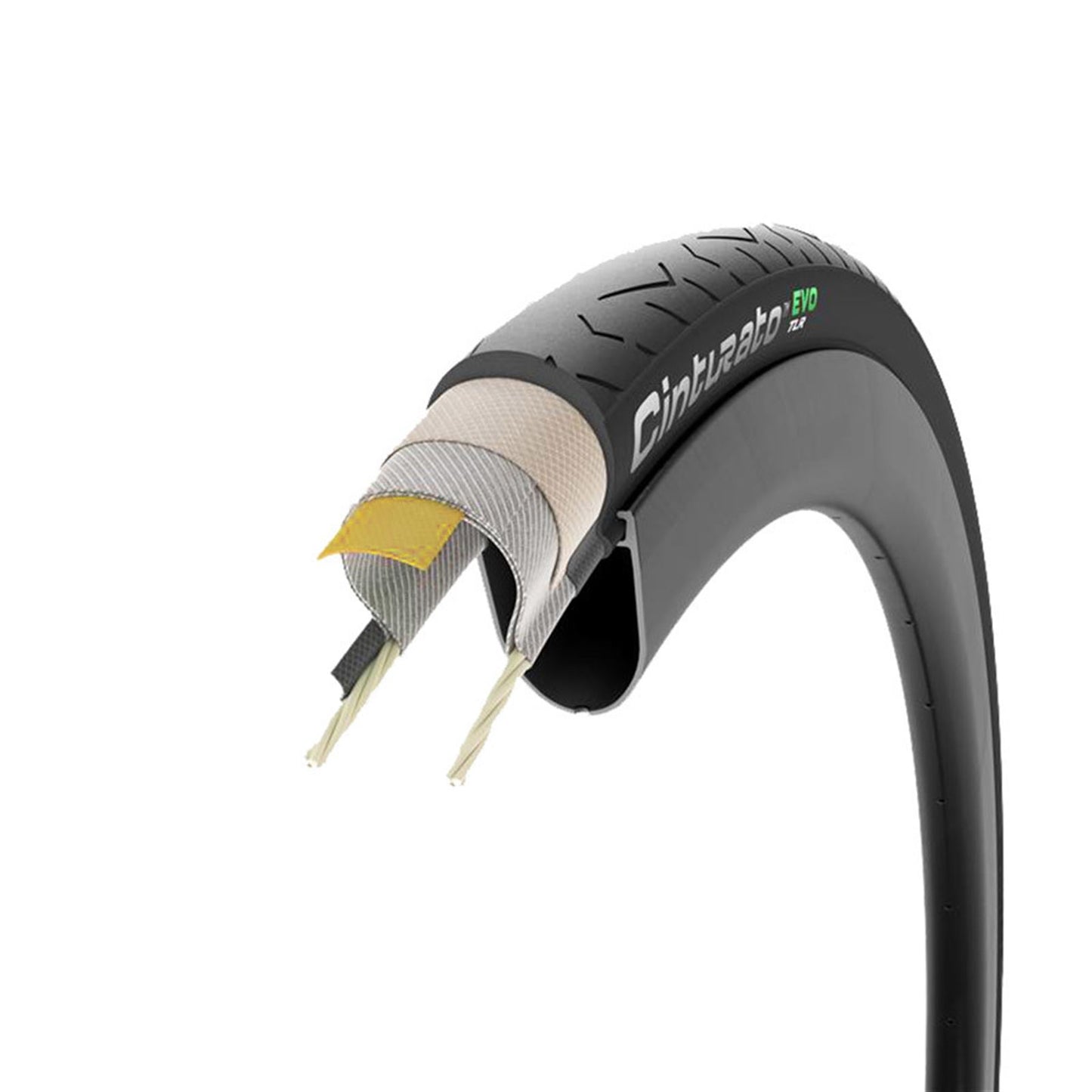 Pirelli - Bicycle Cinturato EVO TLR Road Tire 700x32C Folding, Tubeless Ready, Black [MPN: 4142800]_1883446