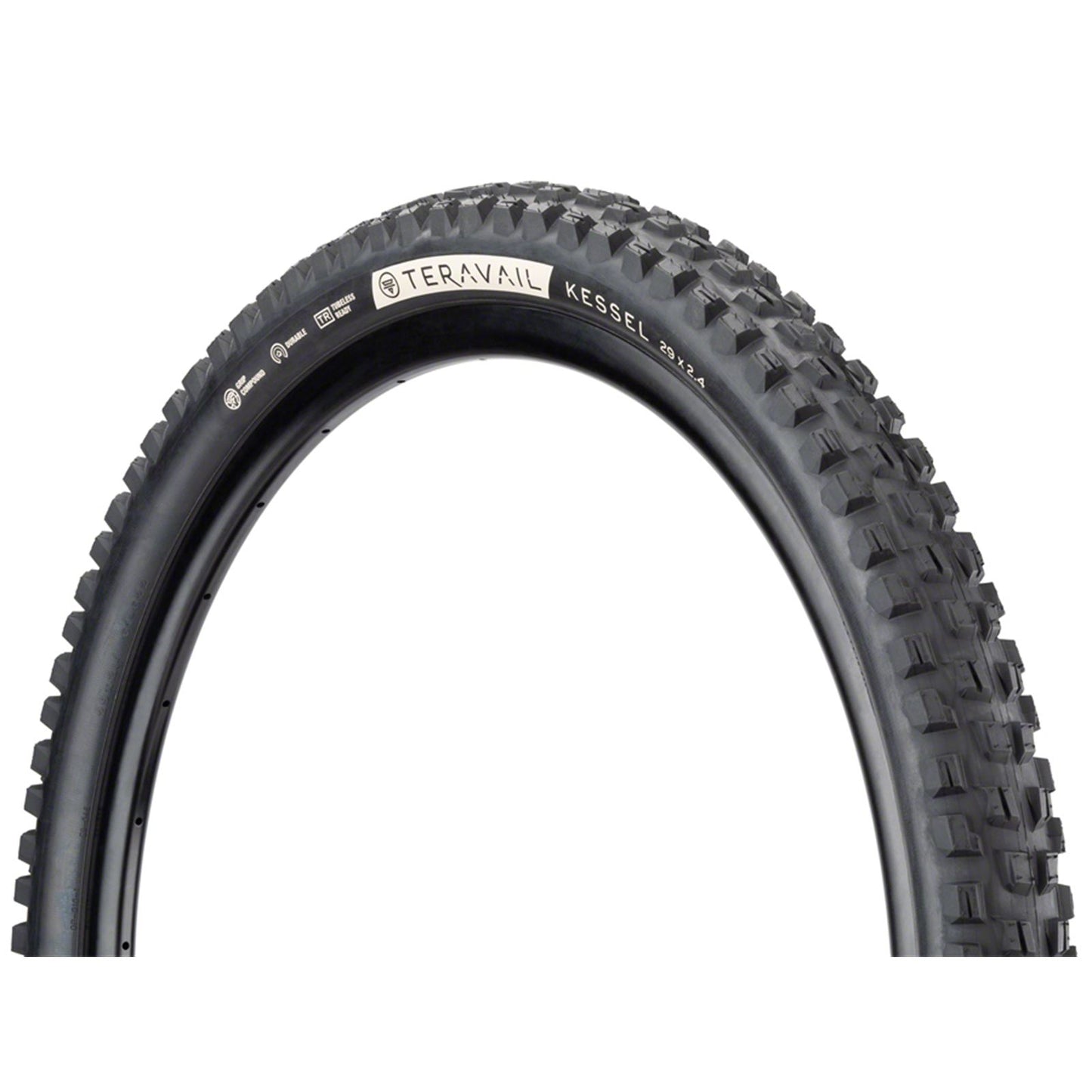 Teravail Kessel Tire - 29 x 2.5, Tubeless, Folding, Black, Durable Plus [MPN: 19-000645]_1932546