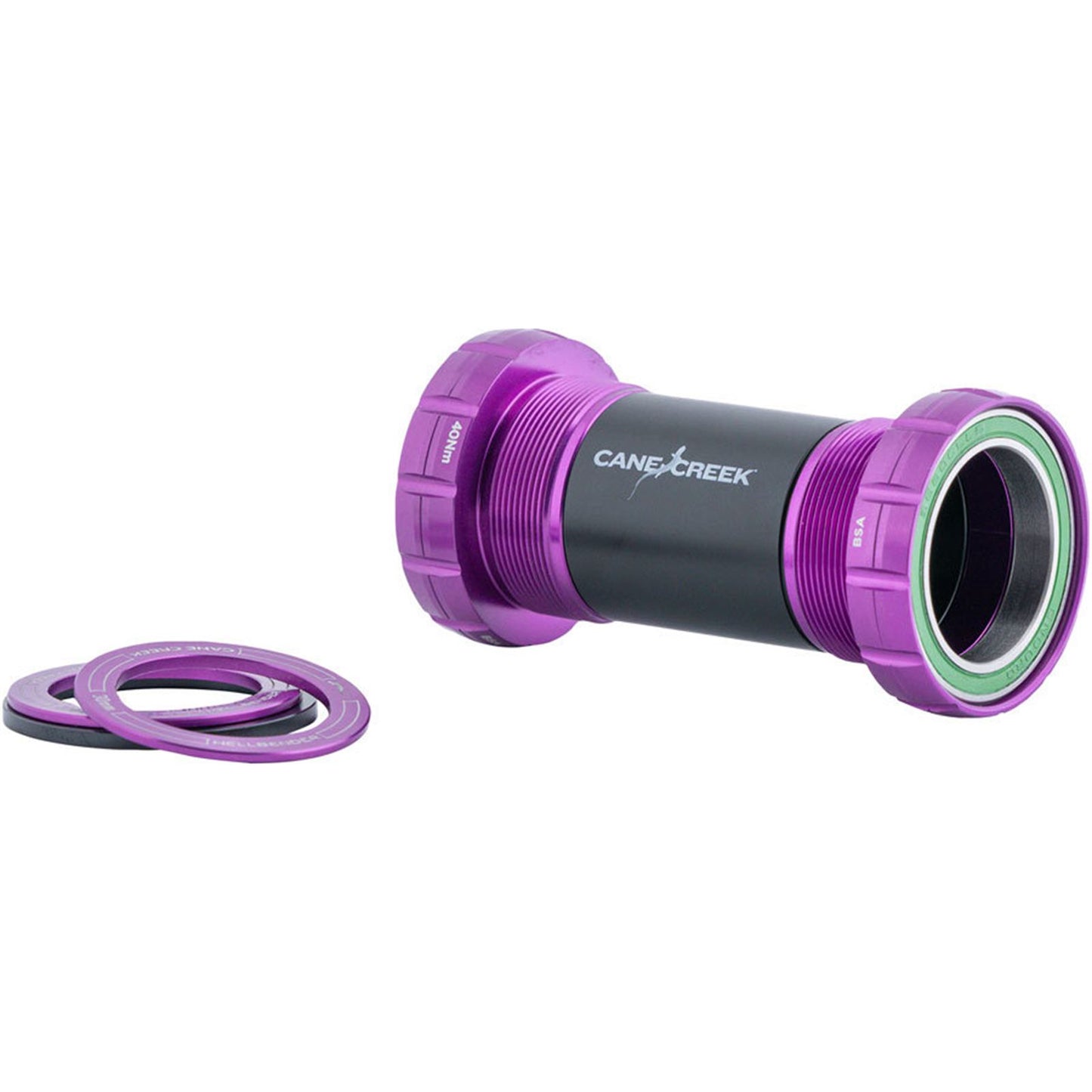 Cane Creek Hellbender 70 Bottom Bracket - English, For DUB Spindle, Purple [MPN: BAI0156PP]_1921738