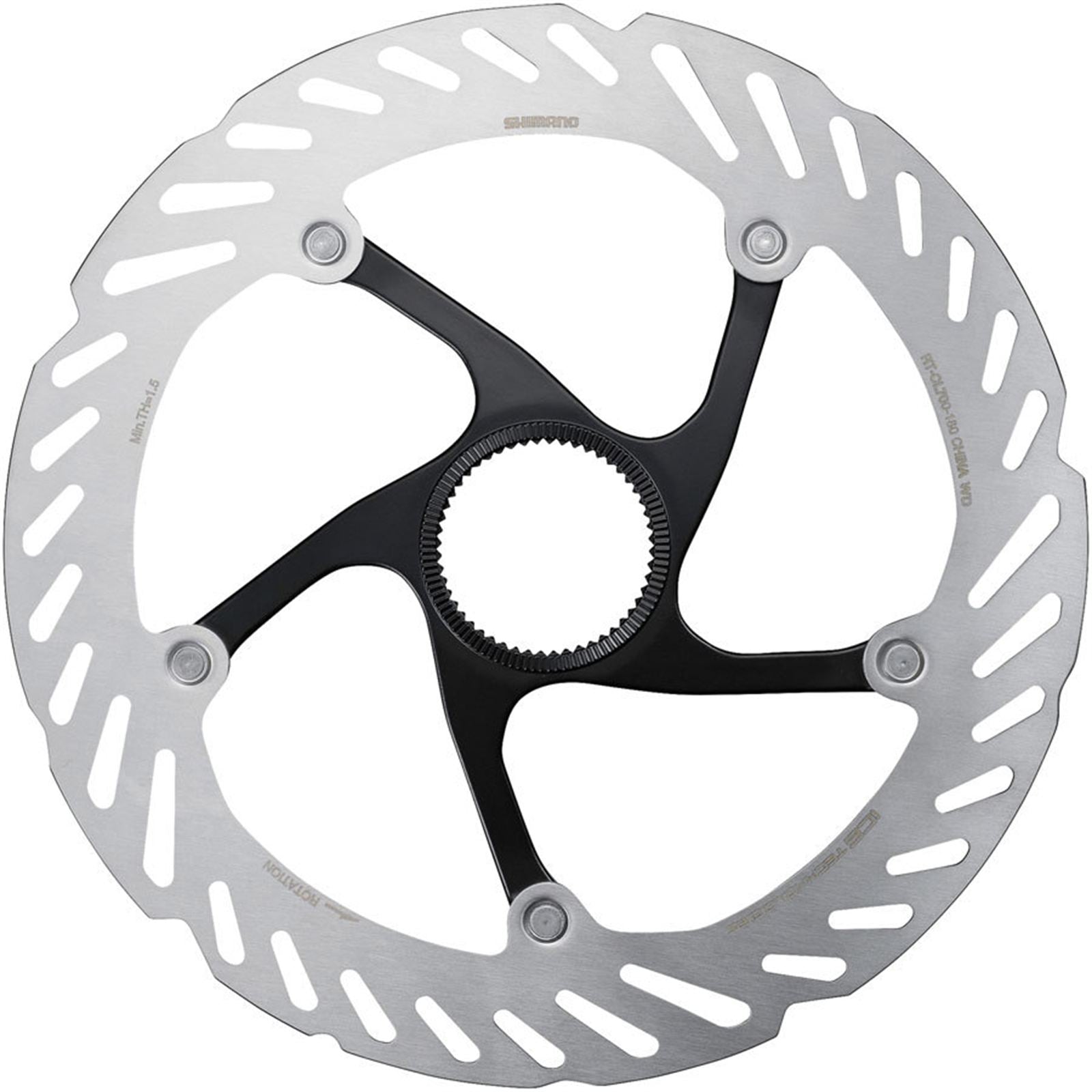Shimano RT-CL700 M Disc Brake Rotor - 180mm, CenterLock, Lockring Included [MPN: ERTCL700ME]_1921089