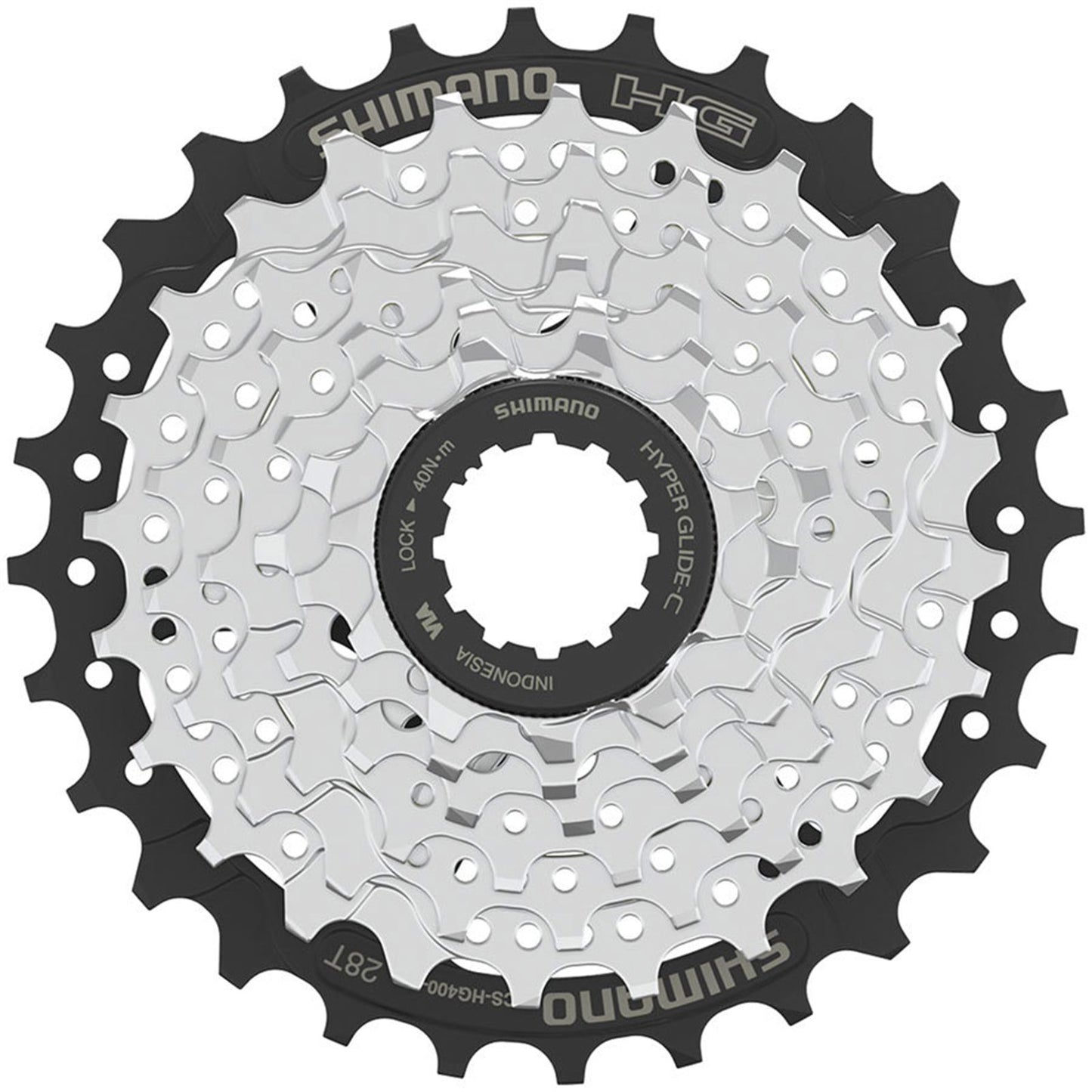 Shimano CS-HG400-7 Cassette - 7-Speed, 11-28t, Silver [MPN: ECSHG4007128]_1923279
