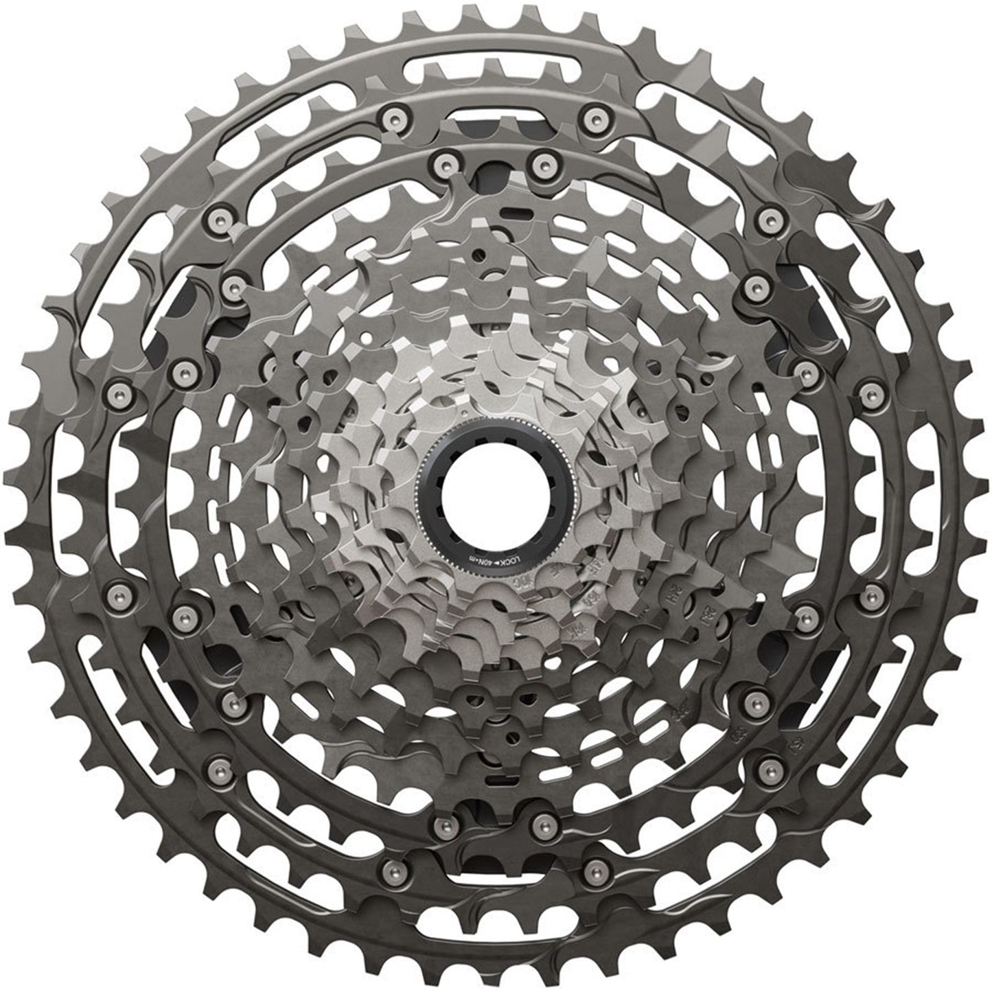 Shimano XTR CS-M9200-12 Cassette - 12-Speed, 10-51t, Micro Spline, Gray [MPN: ICSM9200051]_1923234