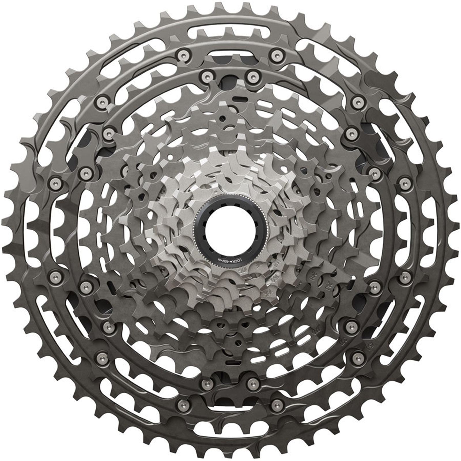 Shimano XTR CS-M9200-12 Cassette - 12-Speed, 10-51t, Micro Spline, Gray [MPN: ICSM9200051]_1923234