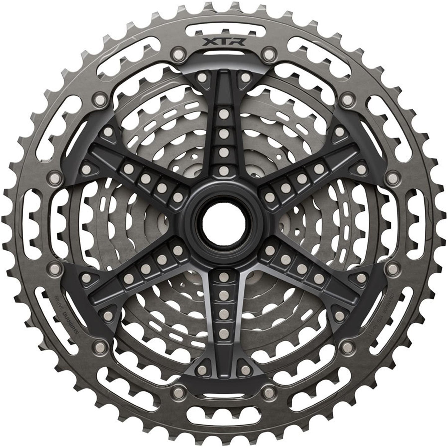 Shimano XTR CS-M9200-12 Cassette - 12-Speed, 10-51t, Micro Spline, Gray [MPN: ICSM9200051]_1923214