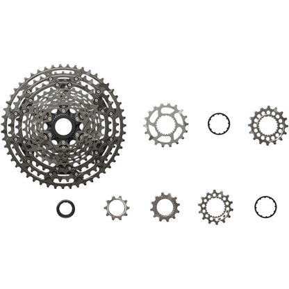 Shimano XTR CS-M9200-12 Cassette - 12-Speed, 10-51t, Micro Spline, Gray [MPN: ICSM9200051]_1923216