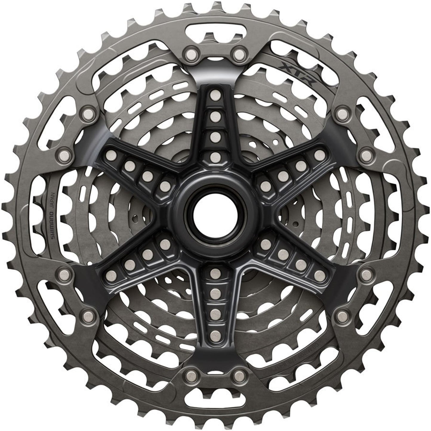 Shimano XTR CS-M9200-12 Cassette - 12-Speed, 9-45t, Micro Spline, Gray [MPN: ICSM9200945]_1923258