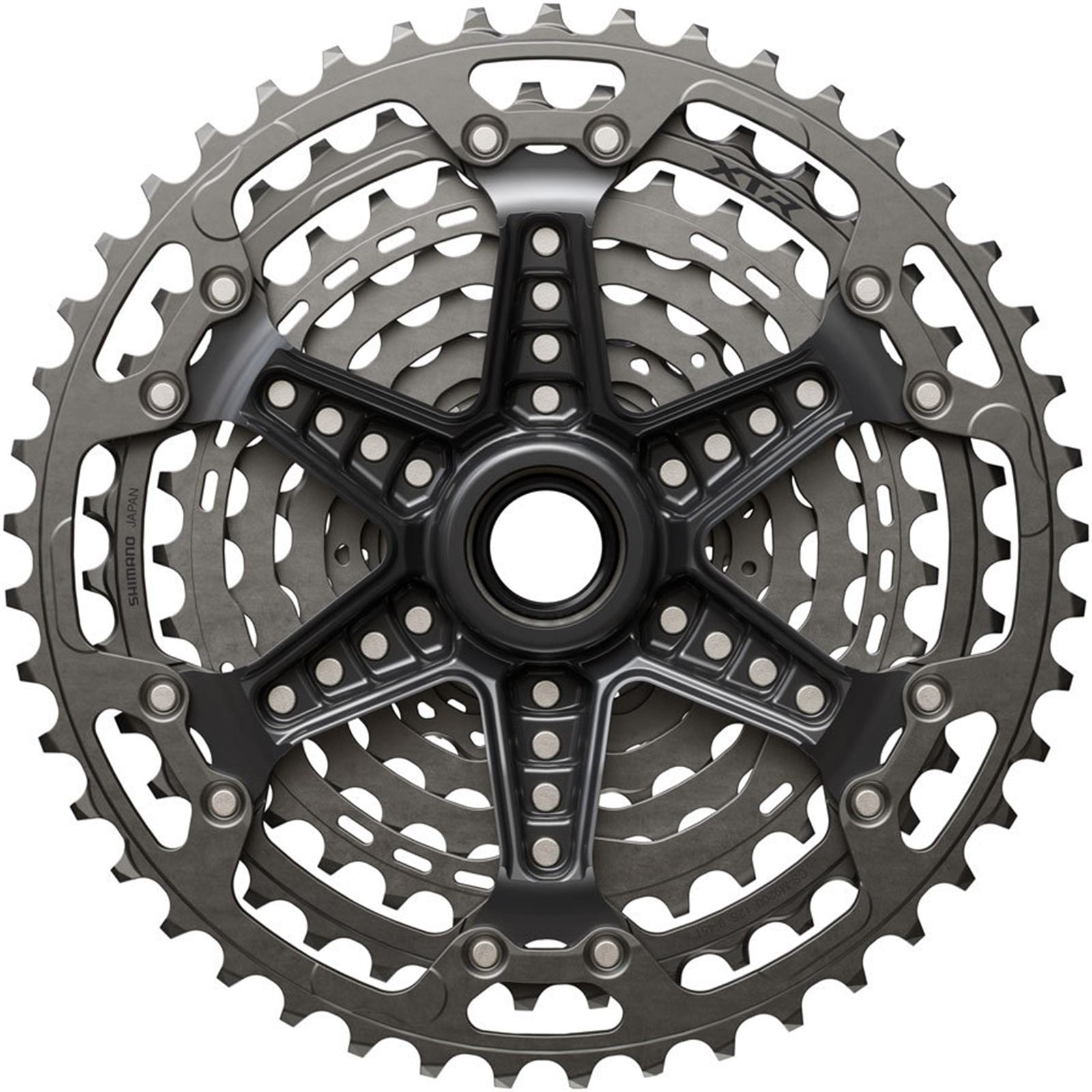 Shimano XTR CS-M9200-12 Cassette - 12-Speed, 9-45t, Micro Spline, Gray [MPN: ICSM9200945]_1923258