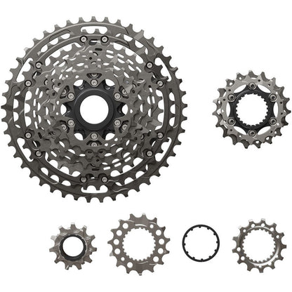 Shimano XTR CS-M9200-12 Cassette - 12-Speed, 9-45t, Micro Spline, Gray [MPN: ICSM9200945]_1923259