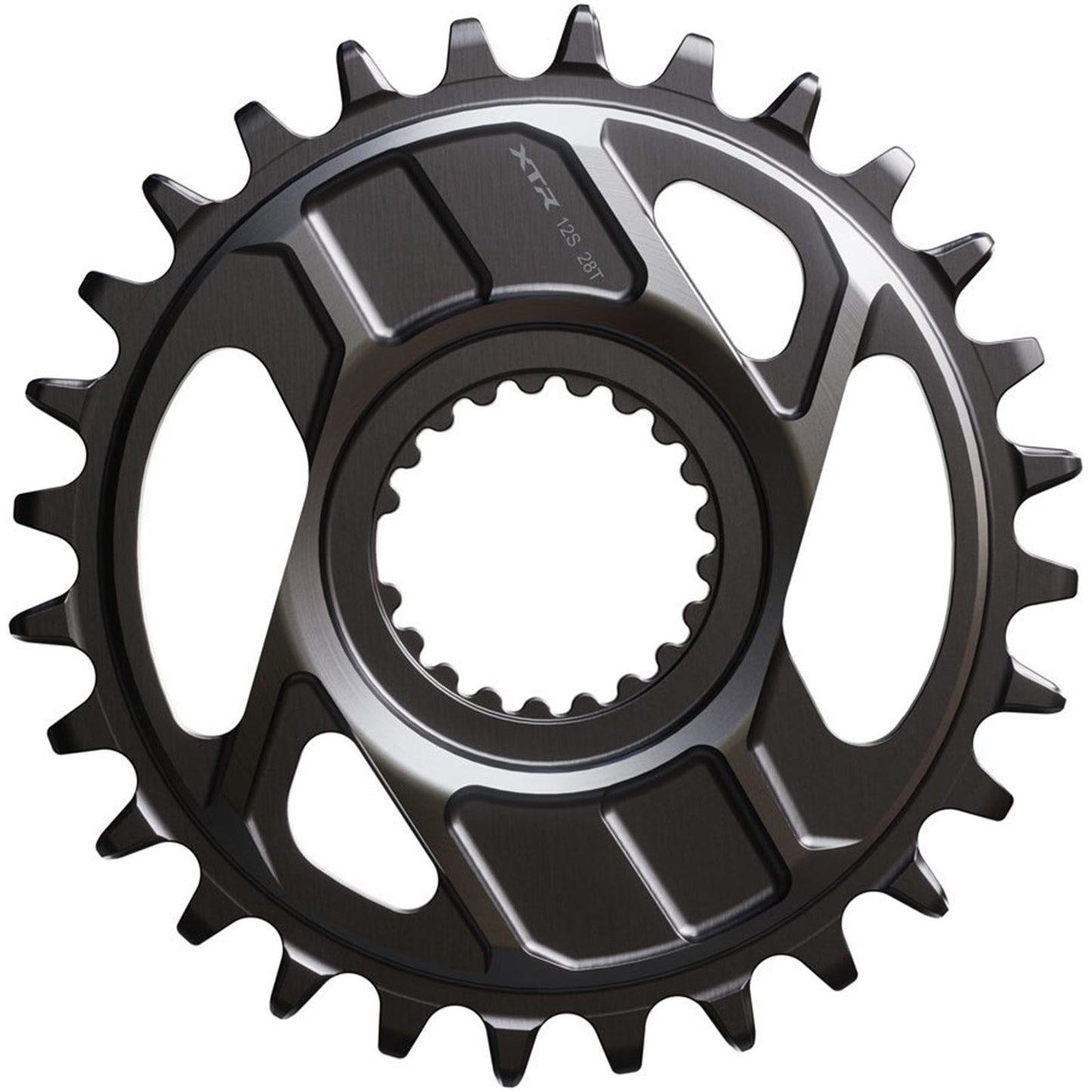 Shimano XTR SM-CRM96 1x Direct Mount Chainring - 28t, Dark Gray [MPN: ISMCRM96AZ8]_1921744