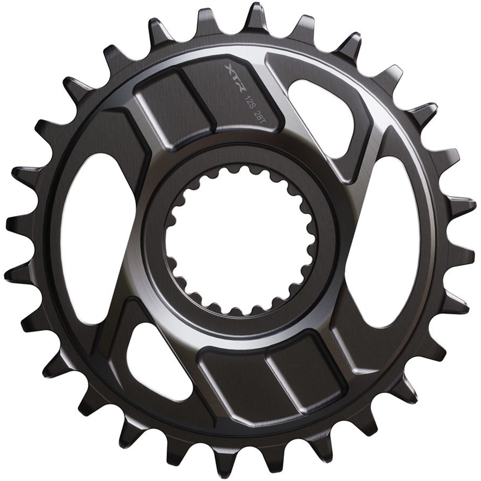 Shimano XTR SM-CRM96 1x Direct Mount Chainring - 28t, Dark Gray [MPN: ISMCRM96AZ8]_1921744