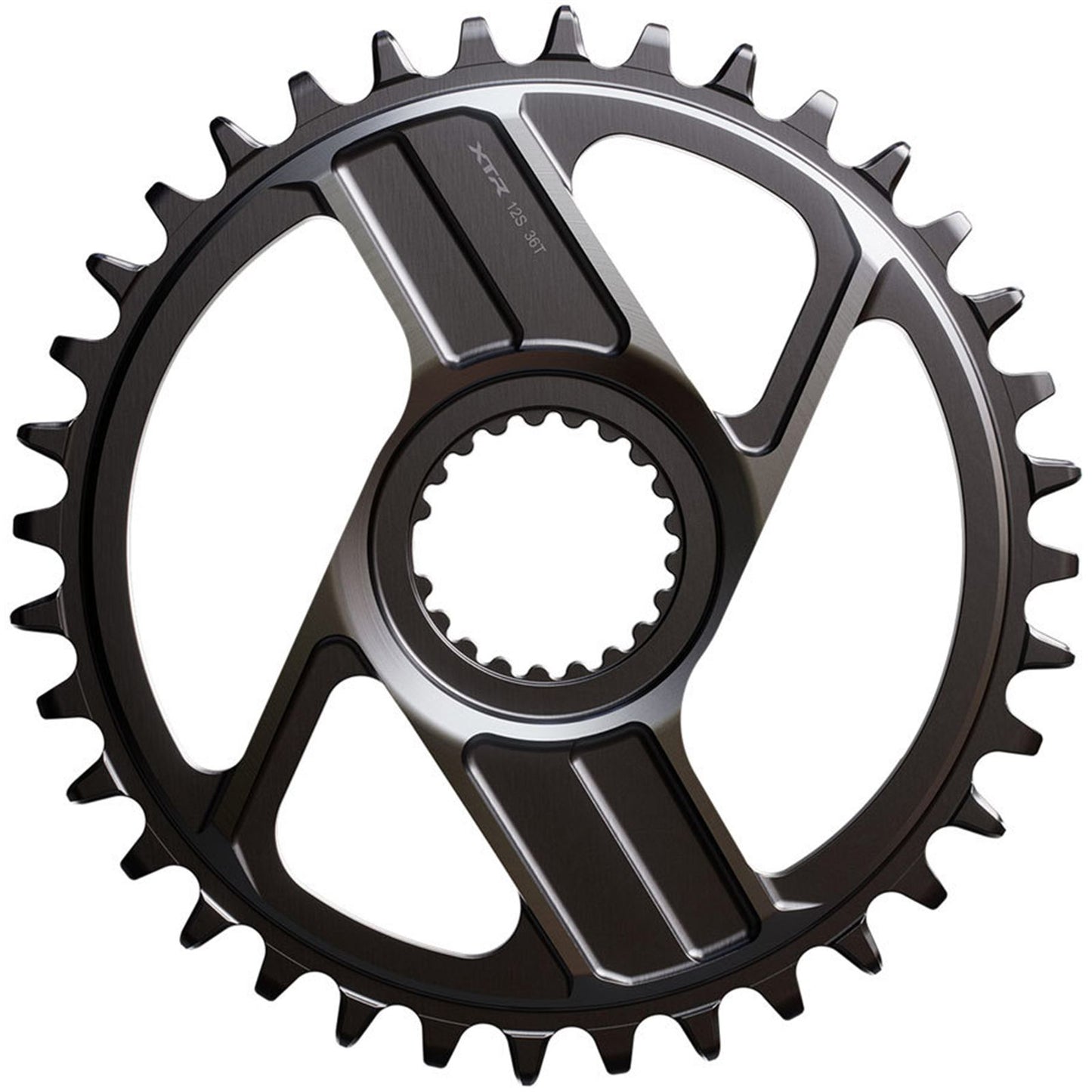 Shimano XTR SM-CRM96 1x Direct Mount Chainring - 36t, Dark Gray [MPN: ISMCRM96AA6]_1921748
