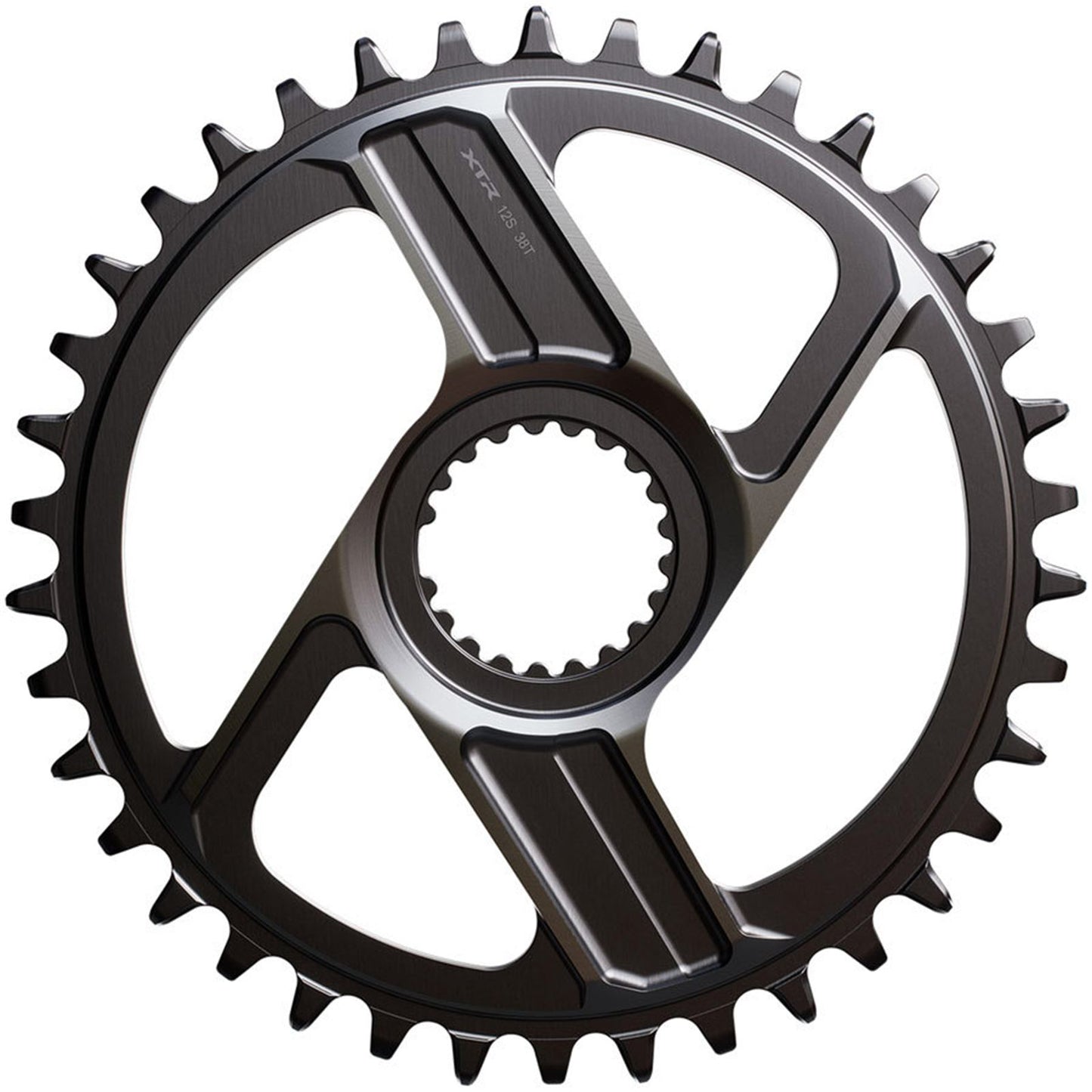 Shimano XTR SM-CRM96 1x Direct Mount Chainring - 38t, Dark Gray [MPN: ISMCRM96AA8]_1921749