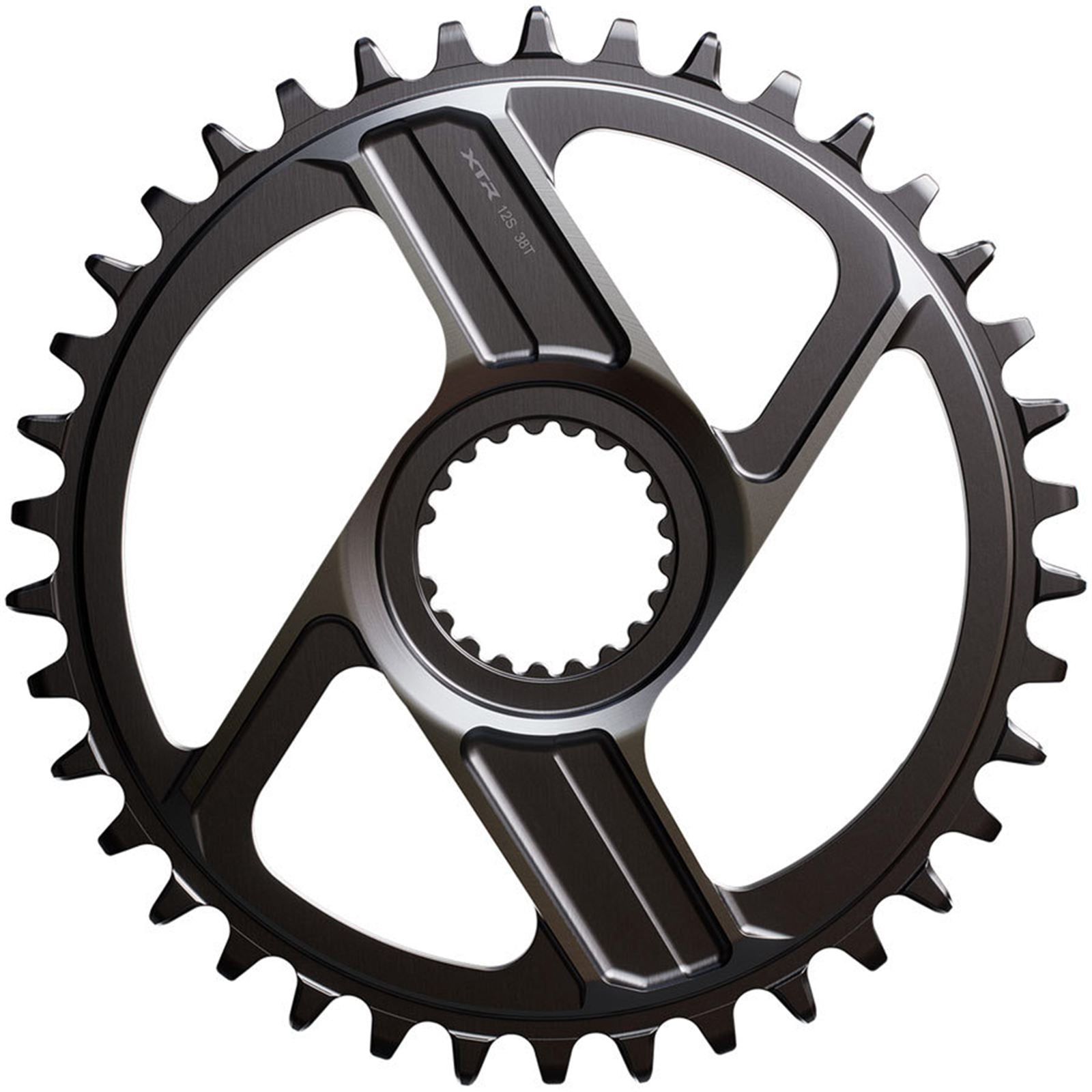 Shimano XTR SM-CRM96 1x Direct Mount Chainring - 38t, Dark Gray [MPN: ISMCRM96AA8]_1921749