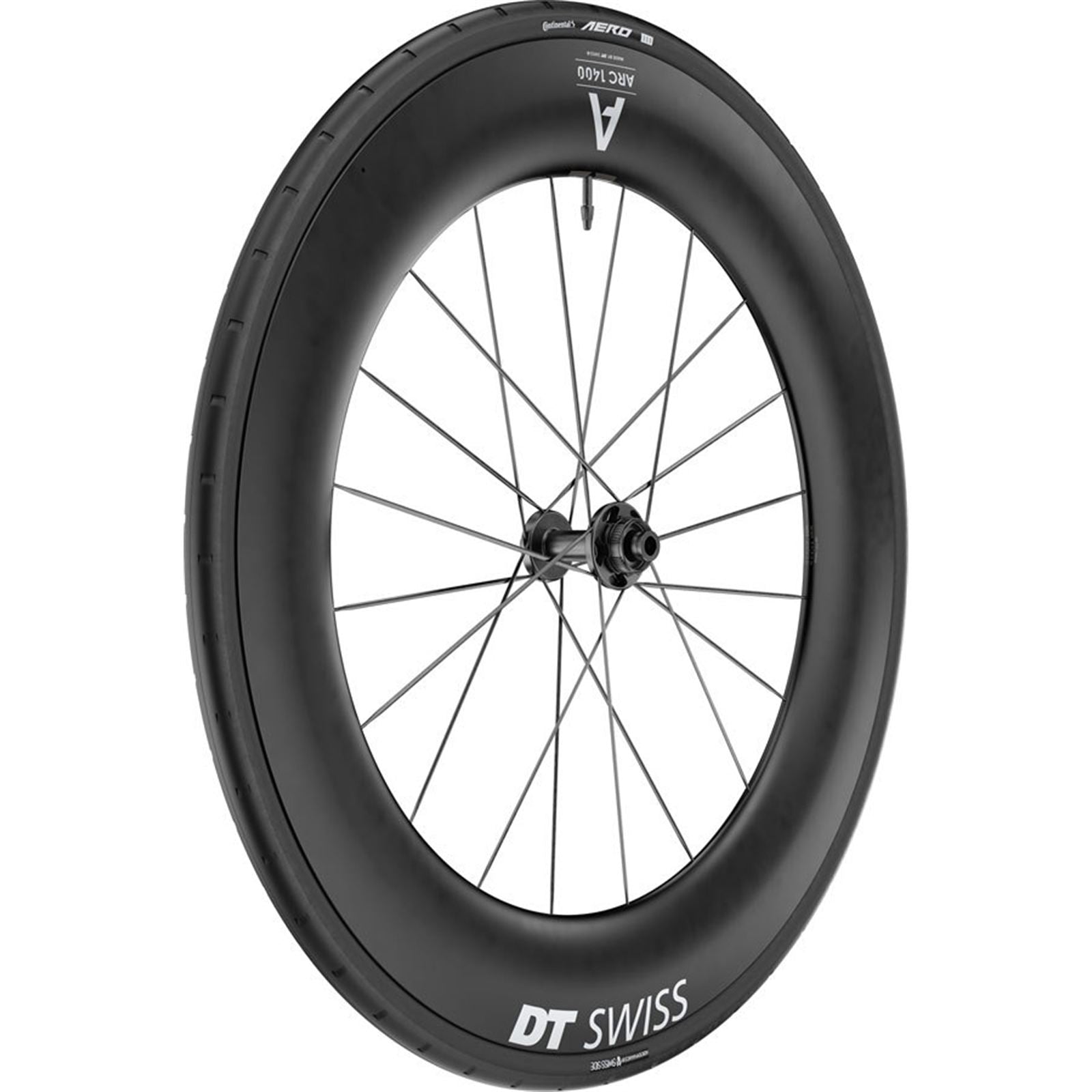 DT Swiss ARC 1400 DiCut 85 Front Wheel - 700, 12 x 100mm, Black [MPN: WARC140AIDXCA27487]_1933721