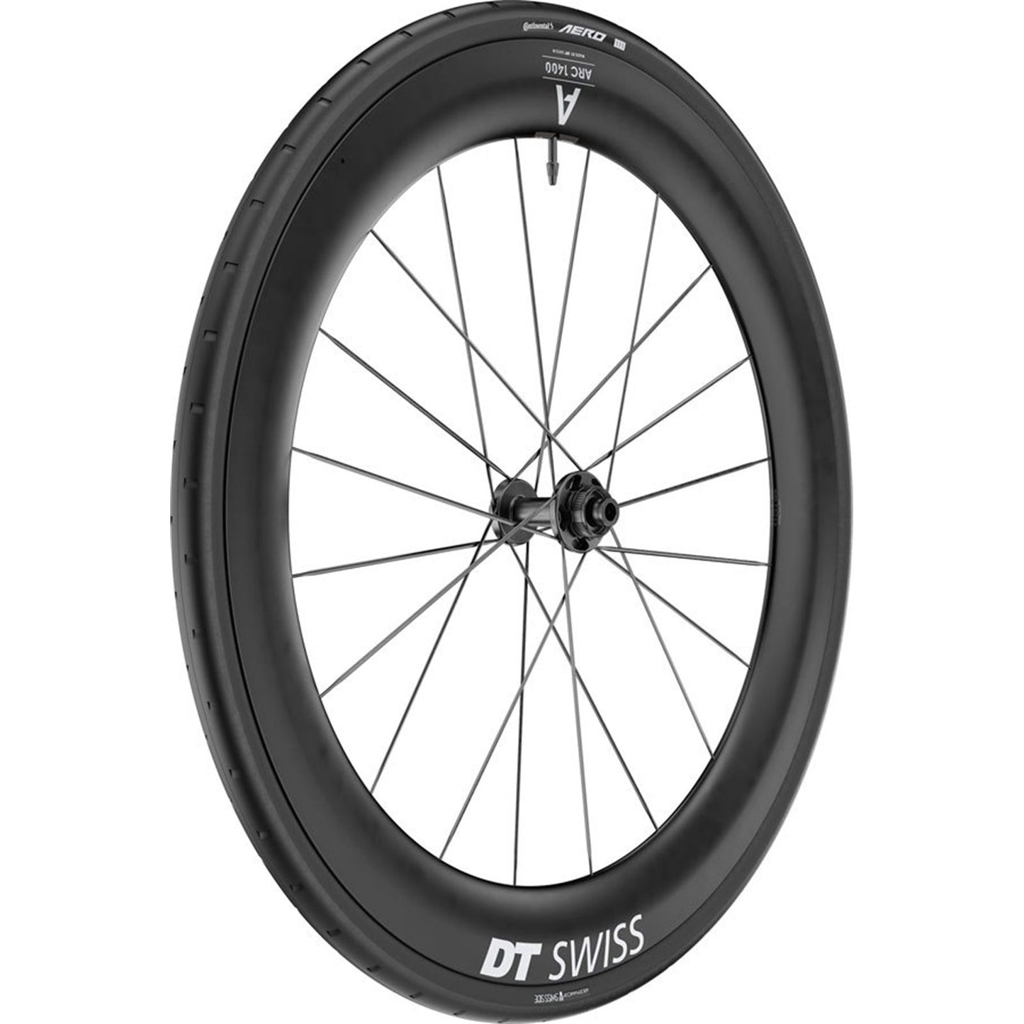 DT Swiss ARC 1400 DiCut 65 Front Wheel - 700, 12 x 100mm, Black [MPN: WARC140AIDXCA27492]_1933722