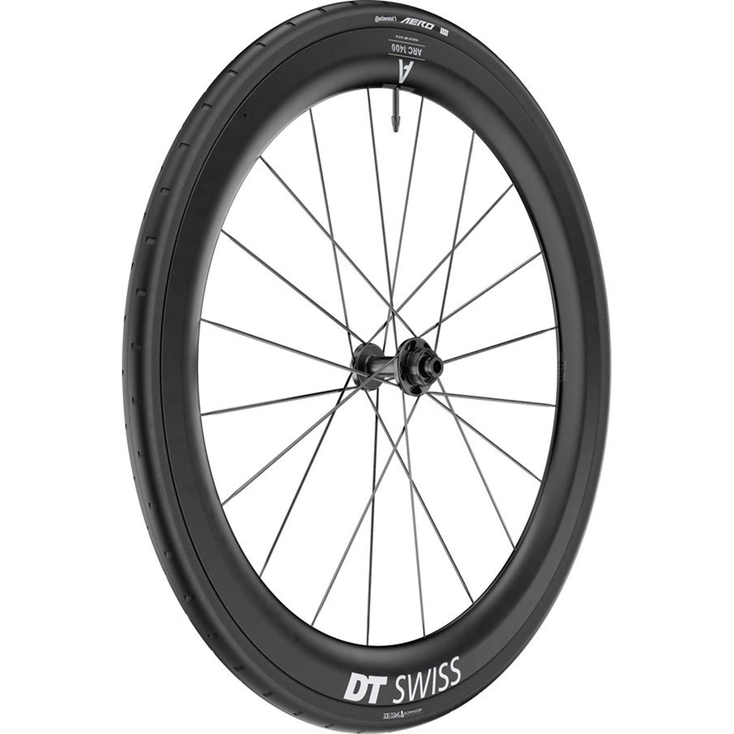 DT Swiss ARC 1400 DiCut 55 Front Wheel - 700, 12 x 100mm, Black [MPN: WARC140AIDXCA27497]_1933723