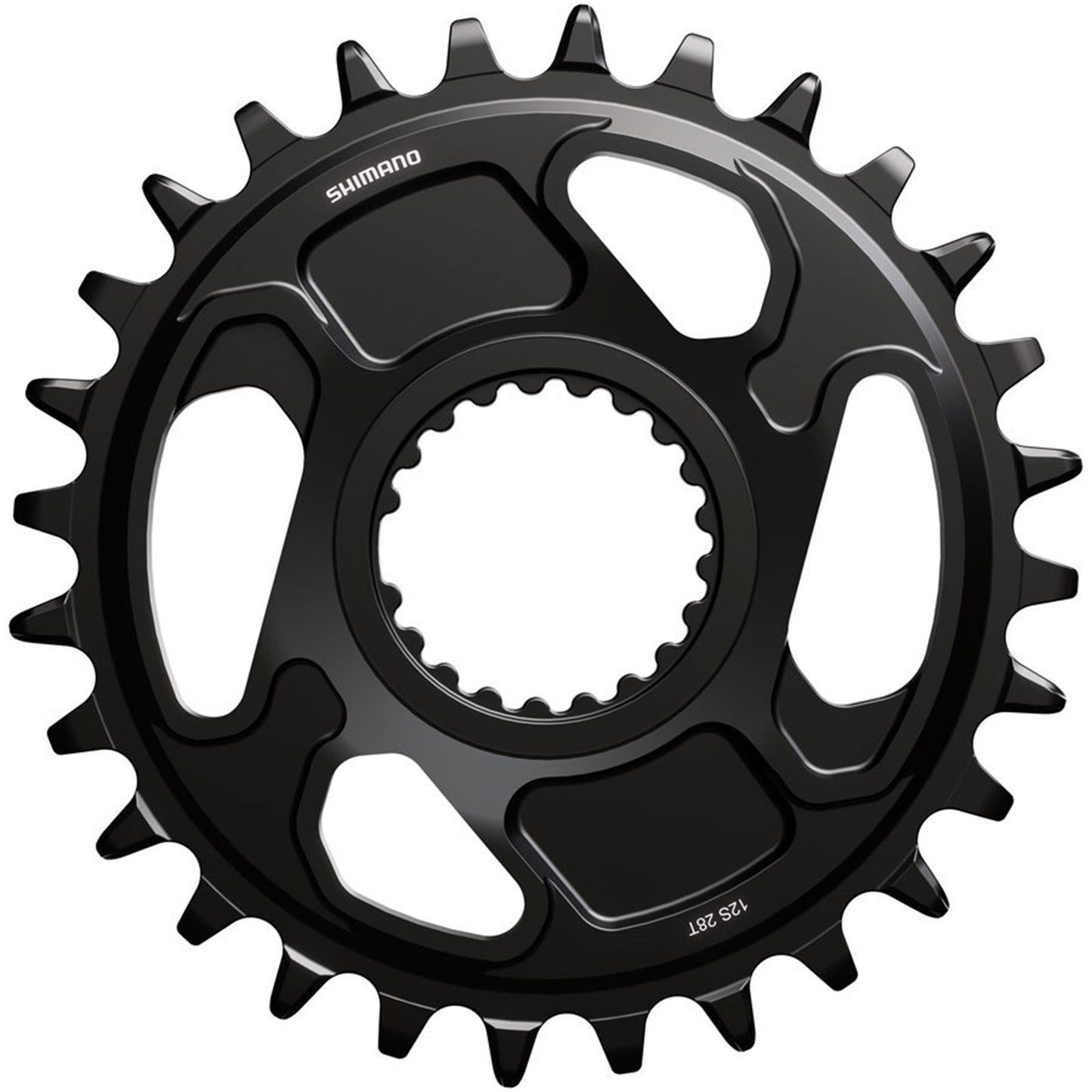 Shimano Deore XT SM-CRM86 1x Direct Mount Chainring - 28t, Black [MPN: ISMCRM86Z8]_1921740