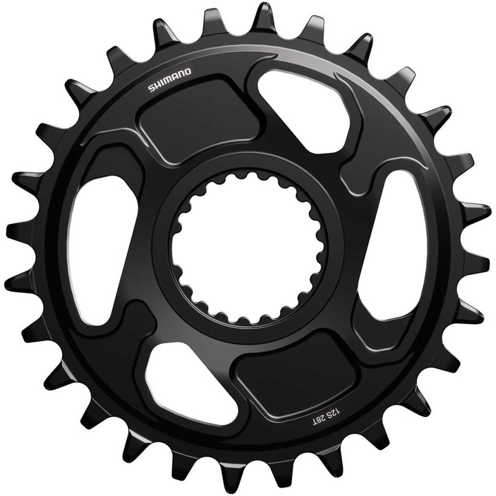 Shimano Deore XT SM-CRM86 1x Direct Mount Chainring - 28t, Black [MPN: ISMCRM86Z8]_1921740