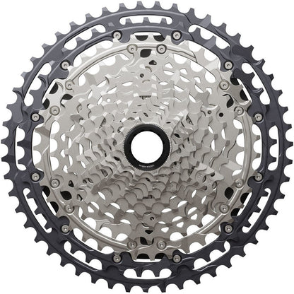 Shimano Deore XT CS-M8200-12 Cassette - 12-Speed, 10-51t, Gray/Silver [MPN: ICSM8200051]_1923251