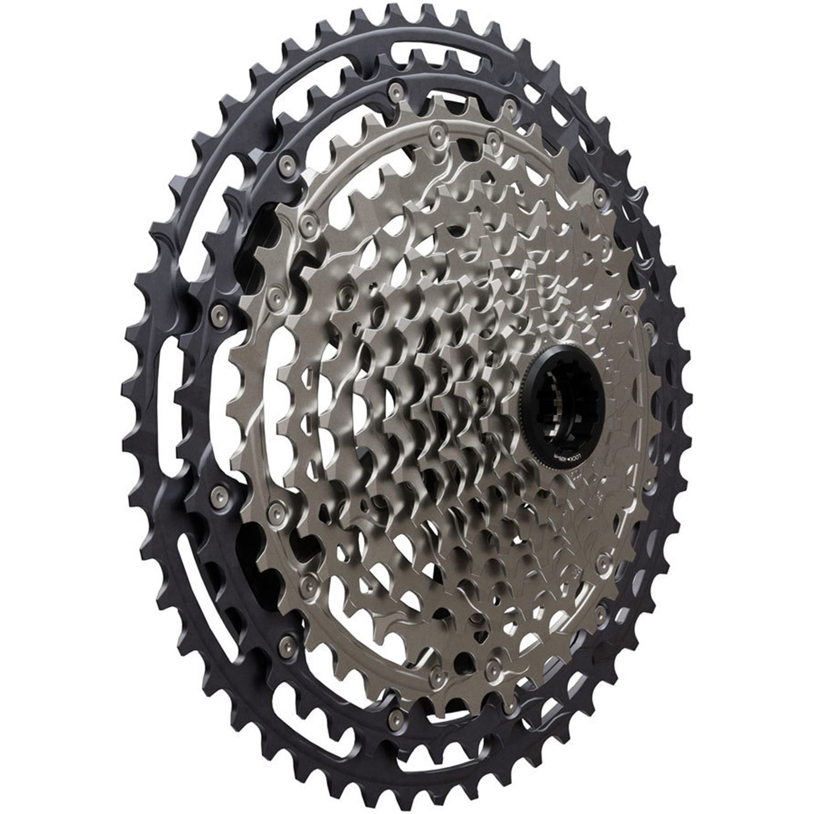 Shimano Deore XT CS-M8200-12 Cassette - 12-Speed, 10-51t, Gray/Silver [MPN: ICSM8200051]_1923252