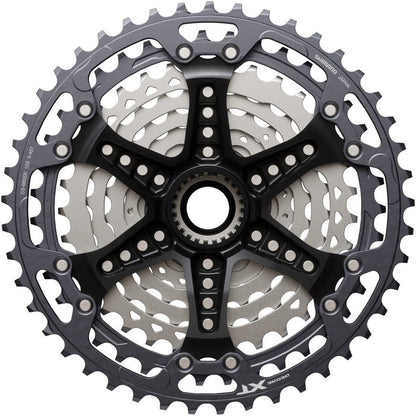 Shimano Deore XT CS-M8200-12 Cassette - 12-Speed, 9-45t, Gray/Silver [MPN: ICSM8200945]_1923220