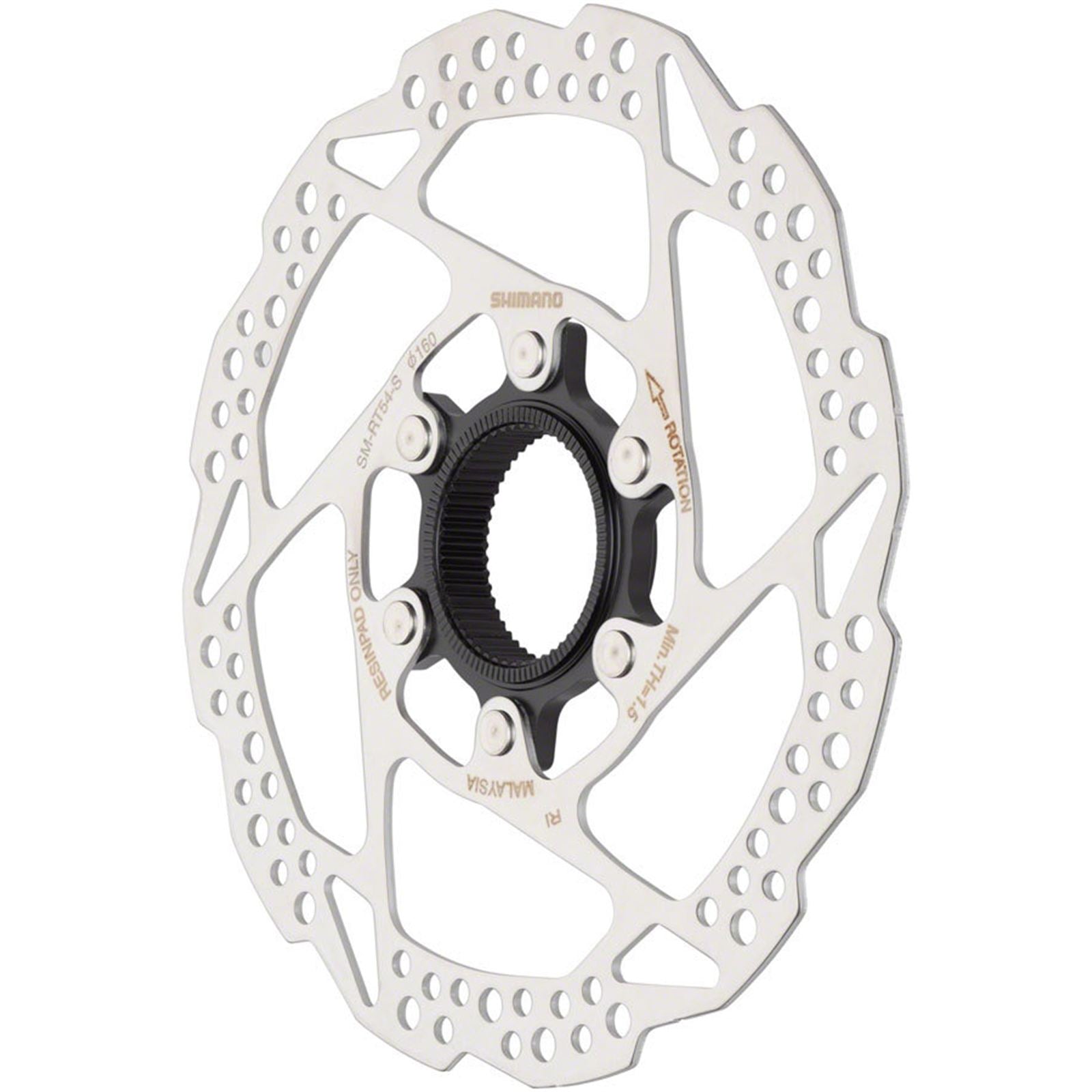 Shimano SM-RT54-SE Disc Brake Rotor 160mm, Center Lock, For Resin Pads Only [MPN: ESMRT54SEP]_1920920