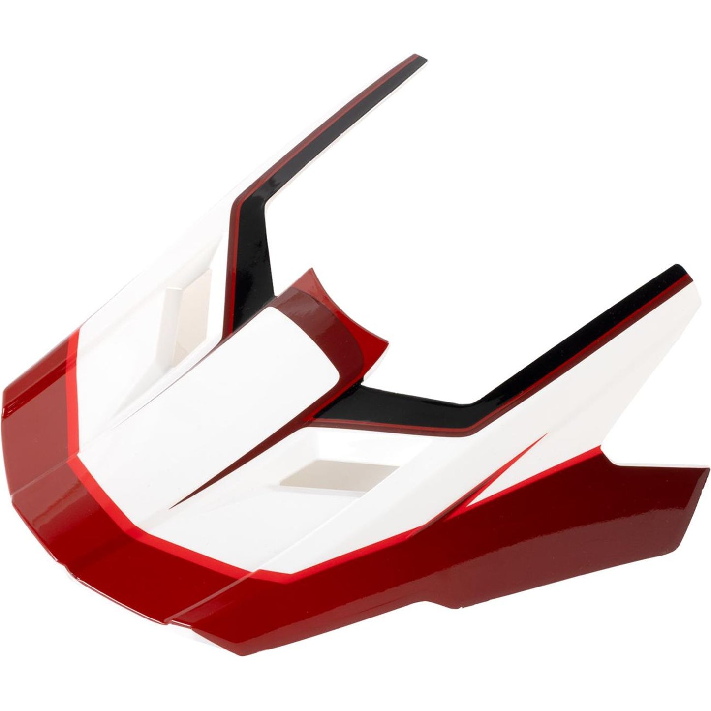 Z1R Dirt Maxx Visor Kit - Vortex - Red/White_2348251