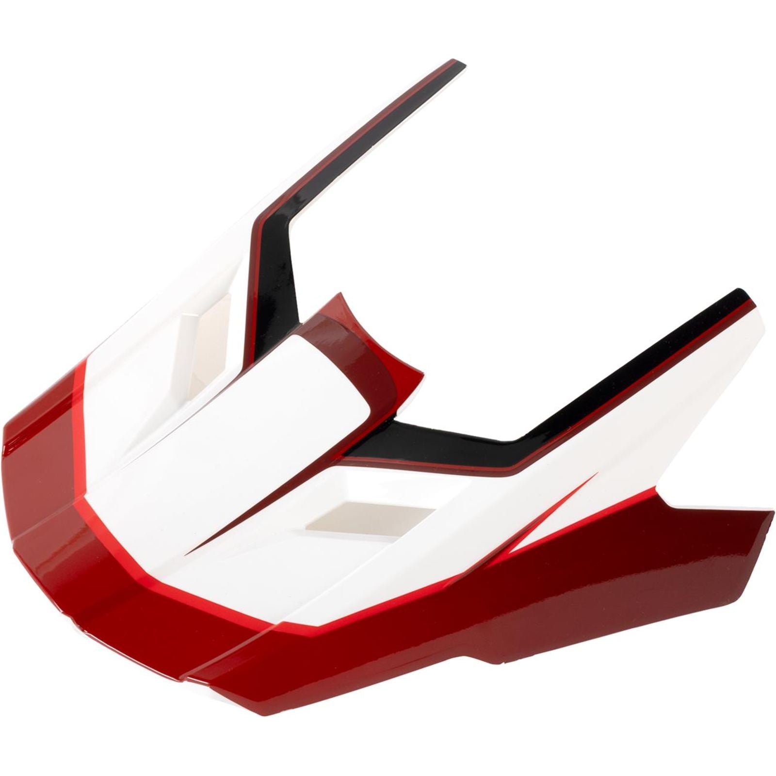 Z1R Dirt Maxx Visor Kit - Vortex - Red/White_2348251