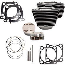 S&S Cycle Cylinder Kit - 4.625" Stroke - Wrinkle Black w/Highlights - M8 [MPN: 910-0762A]_1790147
