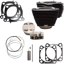 S&S Cycle Cylinder Kit - 4.625" Stroke - Wrinkle Black w/o Highlights - M8 [MPN: 910-0763A]_1819209