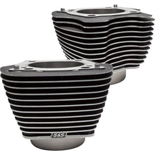 S&S Cycle Cylinder Set - 4.25" Bore - Unhoned - Wrinkle Black w/Highlights - M8 [MPN: 910-0682A]_1790109