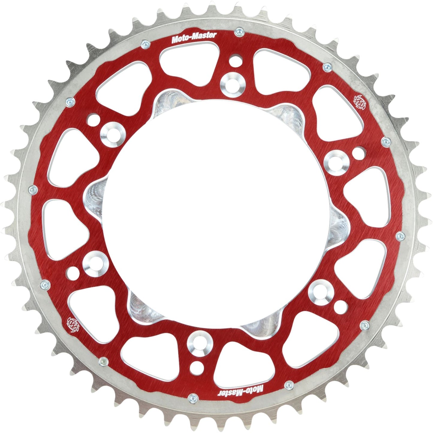 Moto-Master Fusion Dual Ring Rear Sprocket - 49 Tooth - Red for Suzuki [MPN: 620013349]_1777341