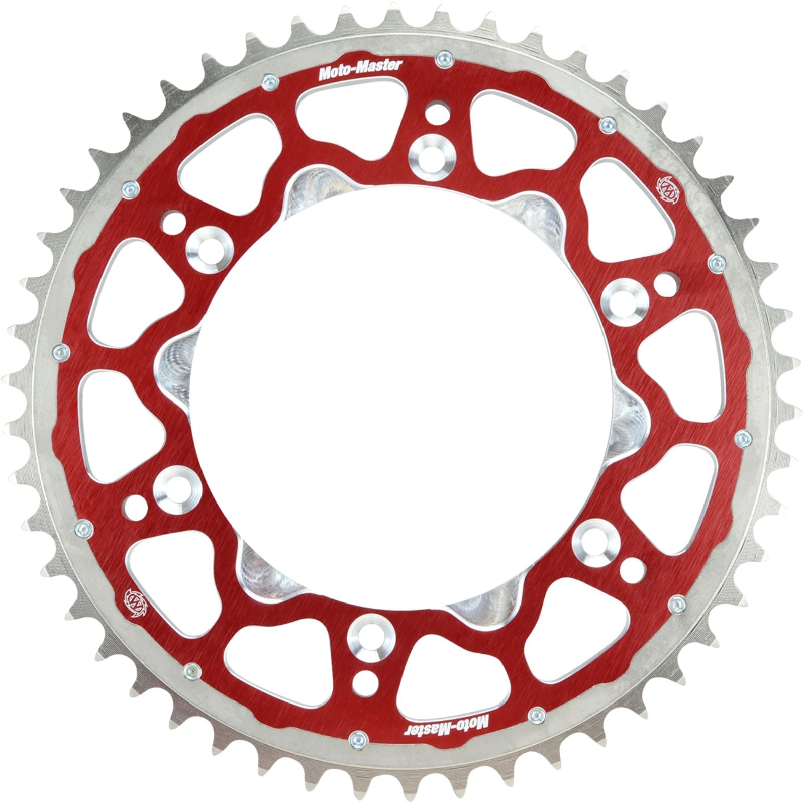 Moto-Master Fusion Series Dual Ring Rear Sprocket - 48 Tooth - Red - For Honda [MPN: 620023348]_1777456