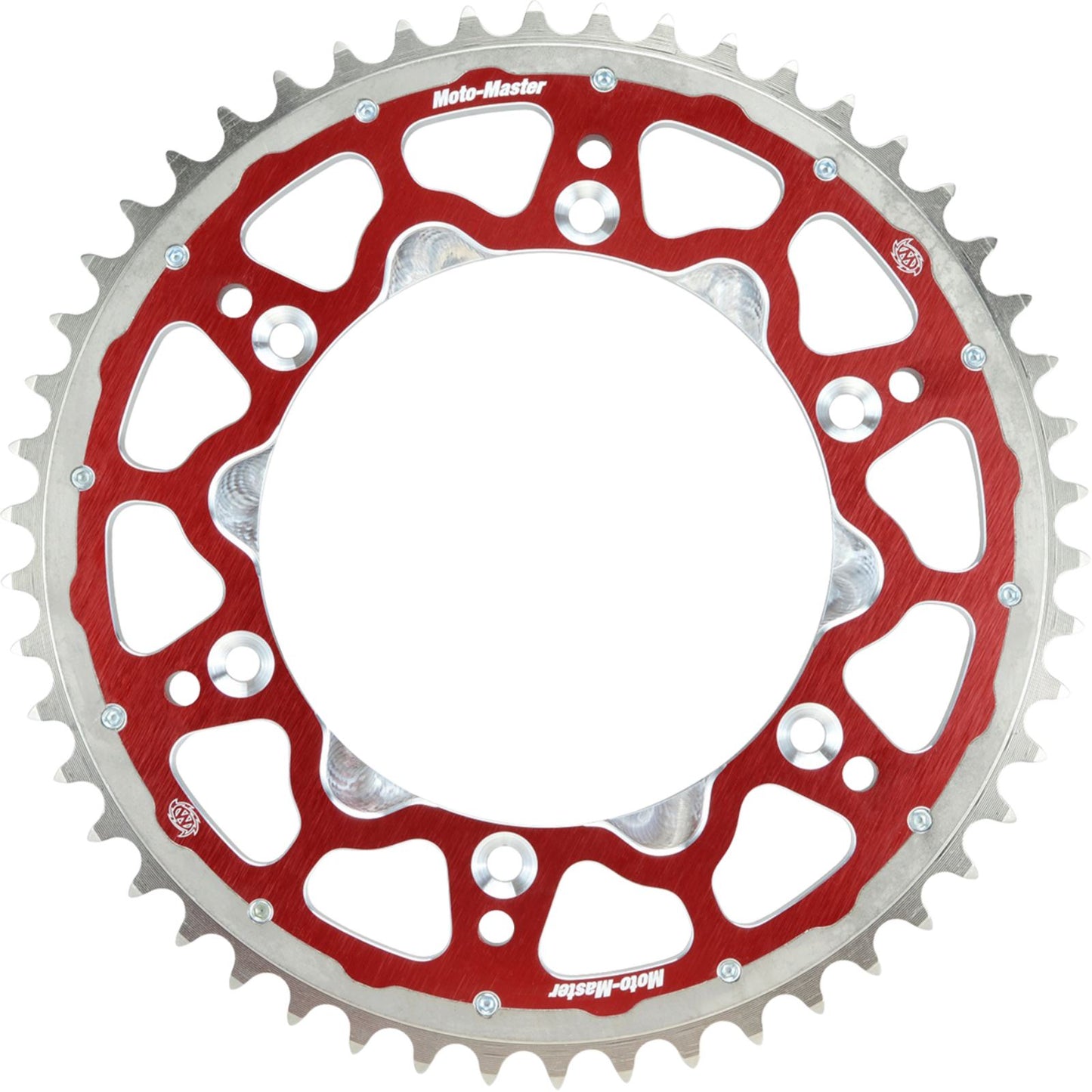 Moto-Master Fusion Series Dual Ring Rear Sprocket - 49 Tooth - Red - For Honda [MPN: 620023349]_1777429