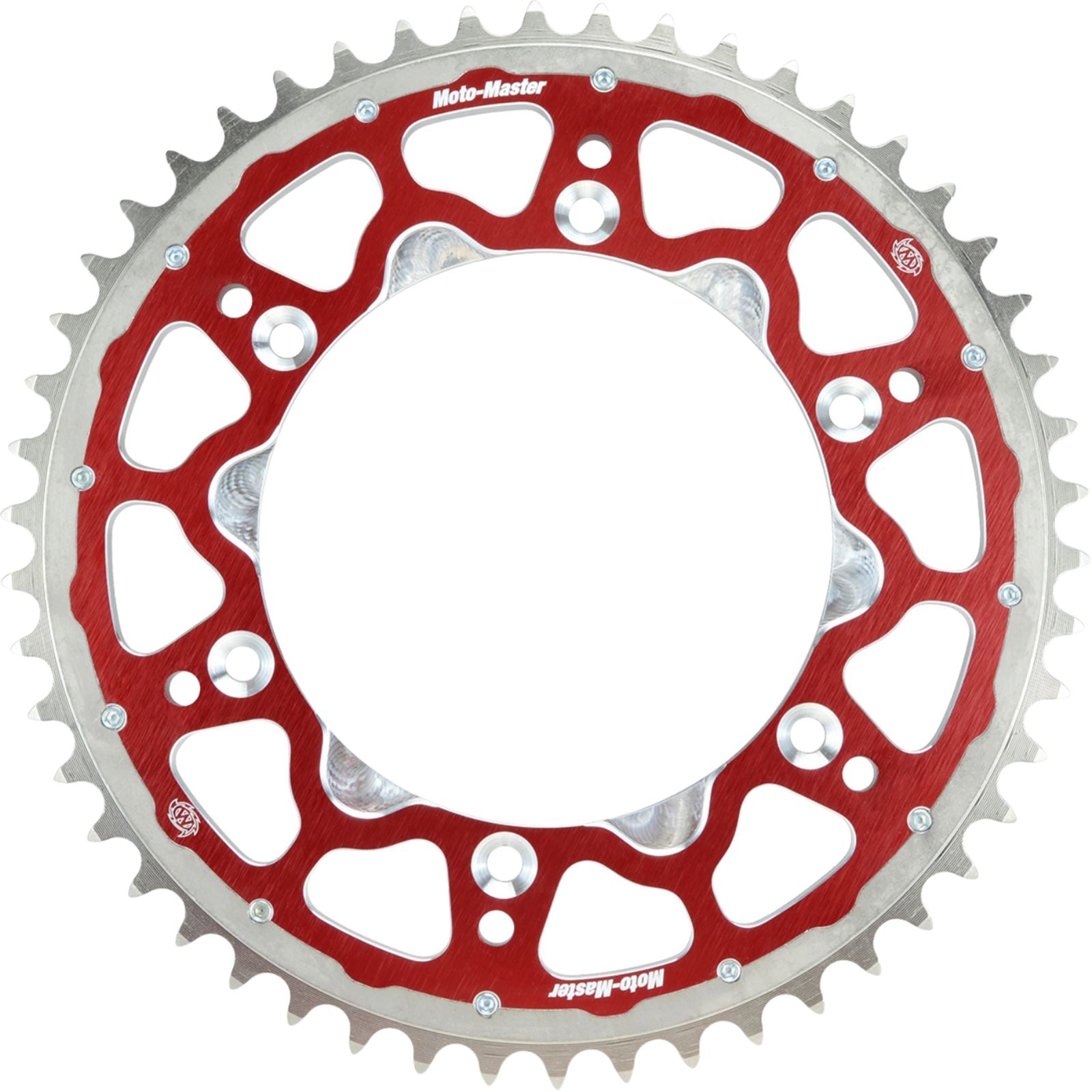 Moto-Master Fusion Series Dual Ring Rear Sprocket - 49 Tooth - Red - For Honda [MPN: 620023349]_1777429