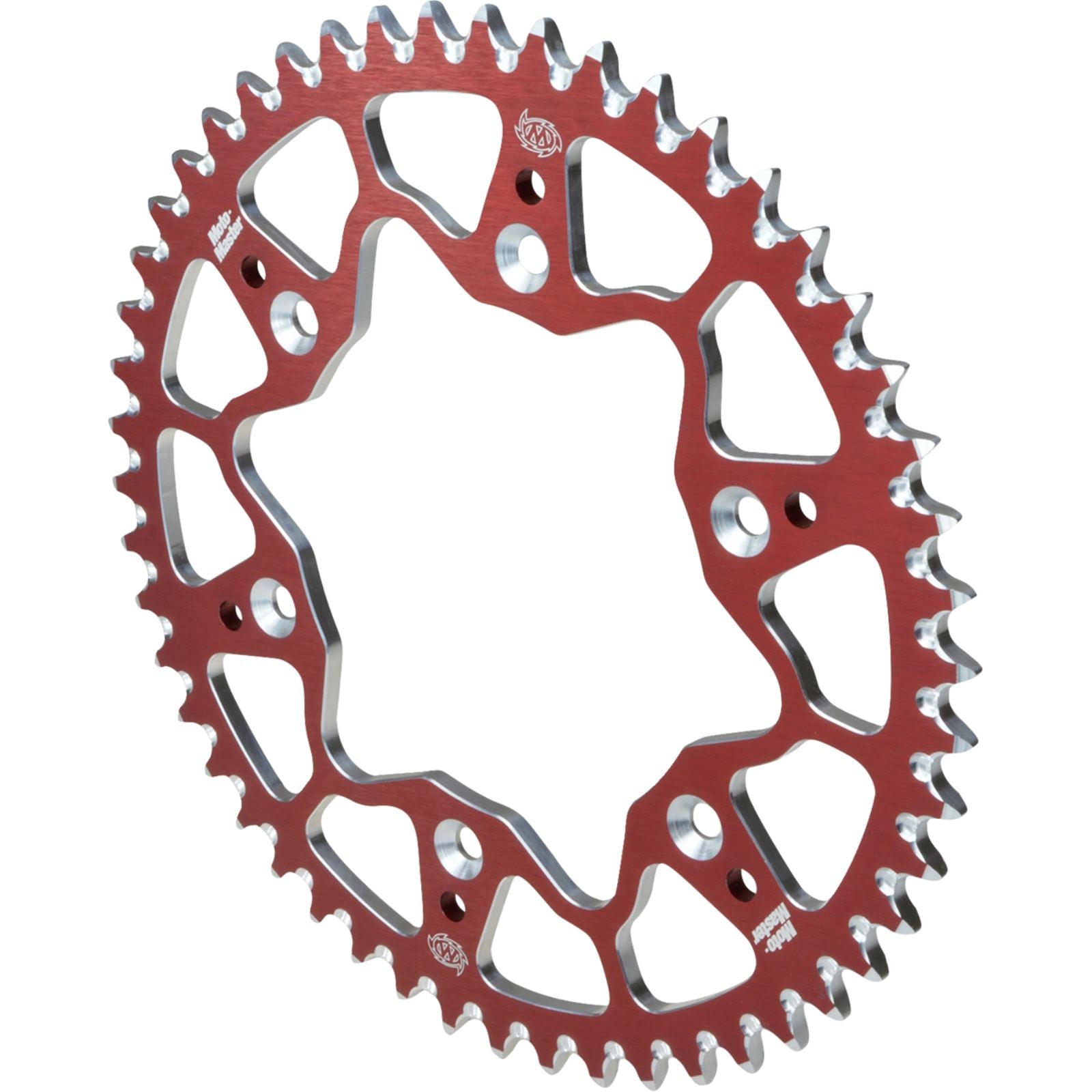 Moto-Master 7075 Aluminum Rear Sprocket - 46 Tooth - Red for Suzuki/Yamaha [MPN: 620042346]_1777422