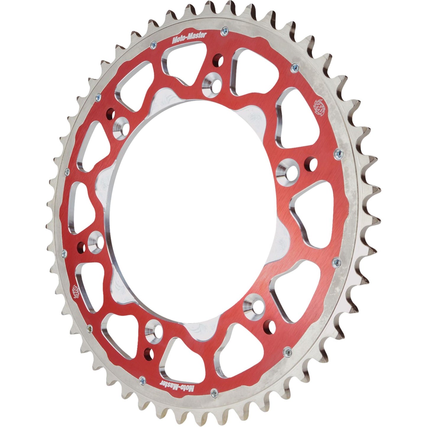 Moto-Master Fusion Series Dual Ring Rear Sprocket - 48 Tooth - Red for Honda [MPN: 620033348]_1777286